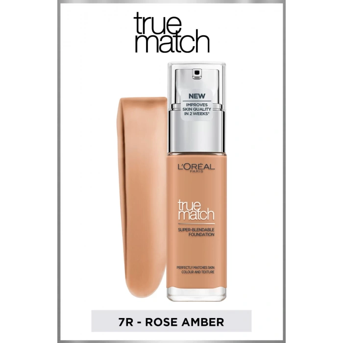 Loreal Paris True Match Bakım Yapan Fondöten 7r Rose Amber