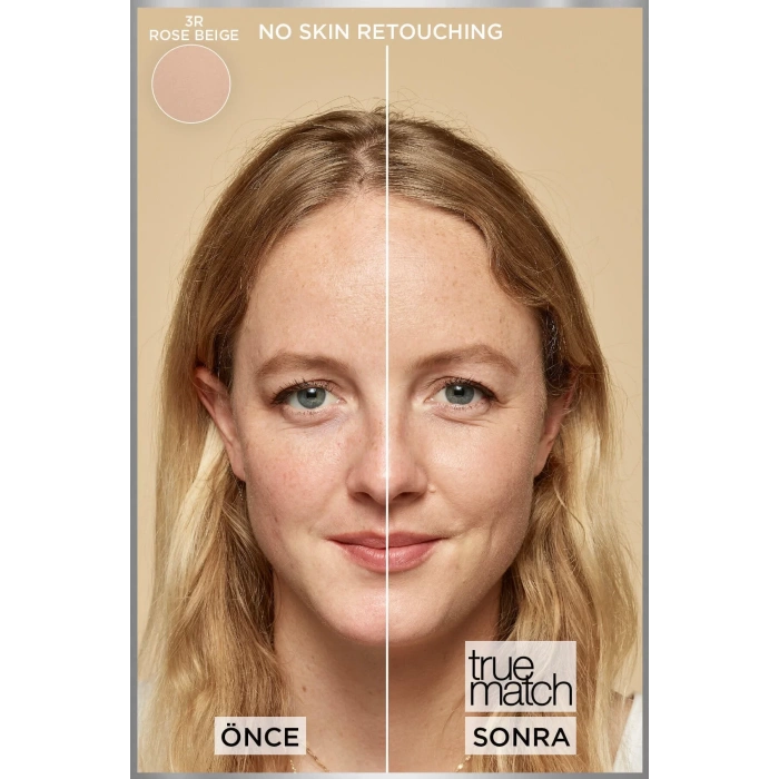 Loreal Paris True Match Bakım Yapan Fondöten 3R Rose Beige