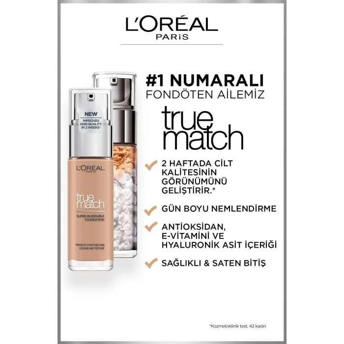 Loreal Paris True Match Bakım Yapan Fondöten 3R Rose Beige