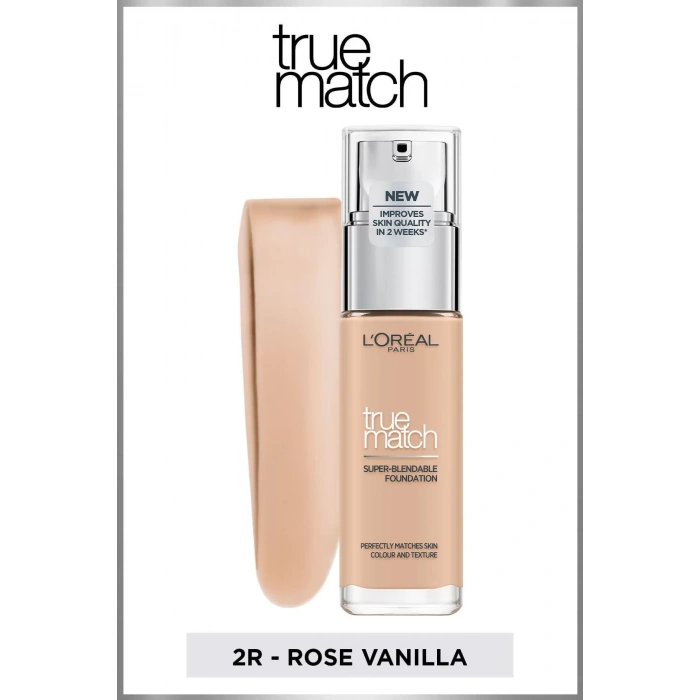 Loreal Paris True Match Bakım Yapan Fondöten 2R Rose Vanilla