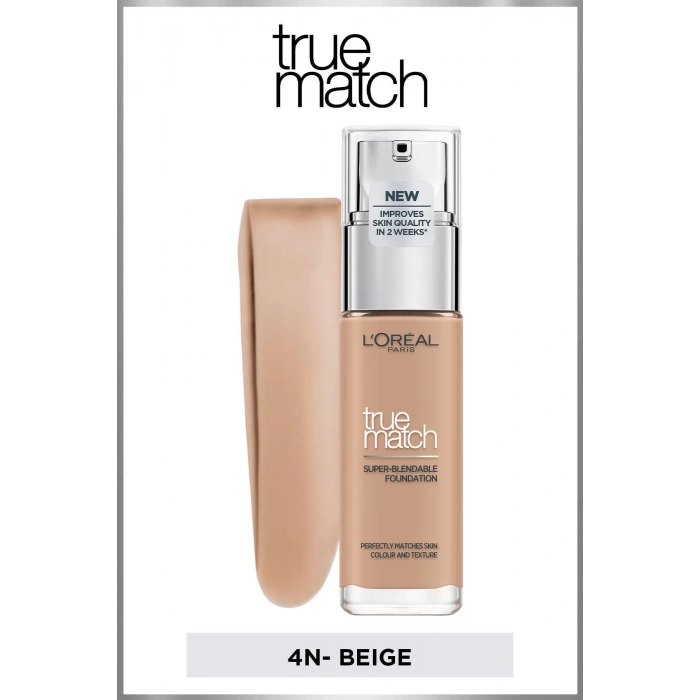 Loreal Paris True Match Bakım Yapan Fondöten 4n Beige