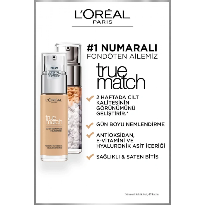 Loreal Paris True Match Bakım Yapan Fondöten 3N Creamy Beige