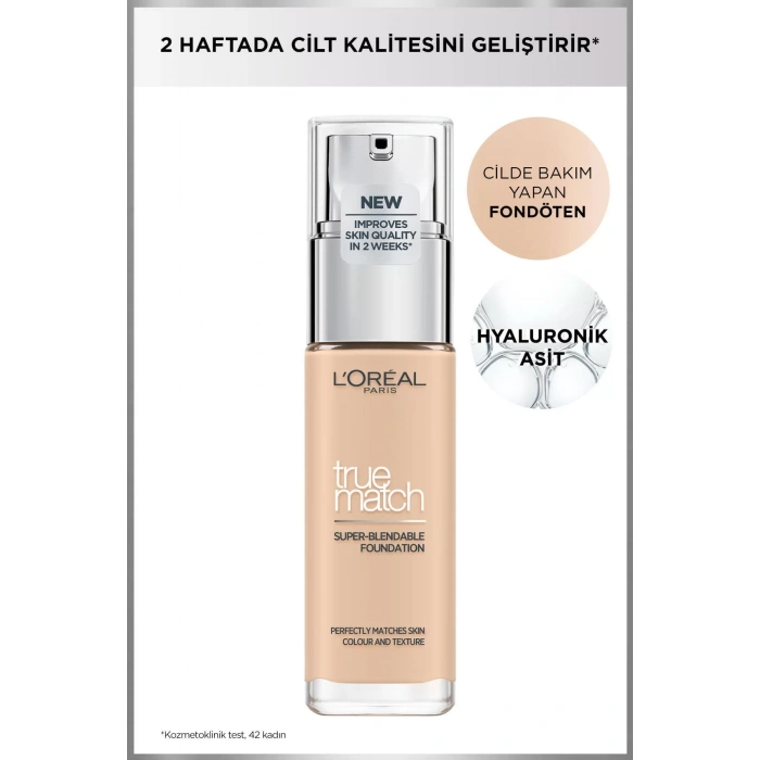 Loreal Paris True Match Bakım Yapan Fondöten 1N Ivory