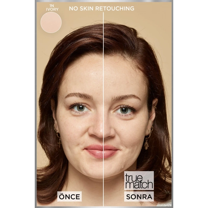 Loreal Paris True Match Bakım Yapan Fondöten 1N Ivory