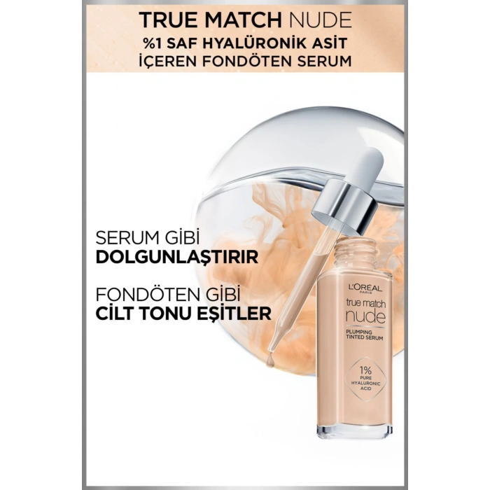 Loreal Paris True Match Nude Fondöten Serum 0.5-2 Very Light Loreal