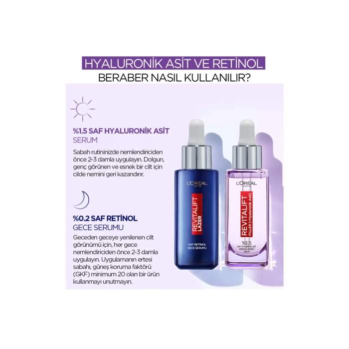 Loreal Paris Revitalift Filler %1.5 Saf Hyaluronik Asit Kırışıklık Karşıtı Serum - 30 ml