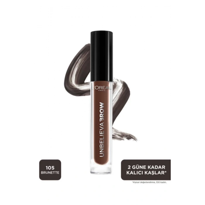 Loreal Paris Unbelieva Brow Uzun Süre Kalıcı Kaş Jeli - 105 Brunette Loreal