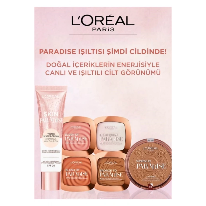 Loreal Paris Bronze to Paradise Mat Bronzlaştırıcı Pudra 02 Baby One More Tan Loreal