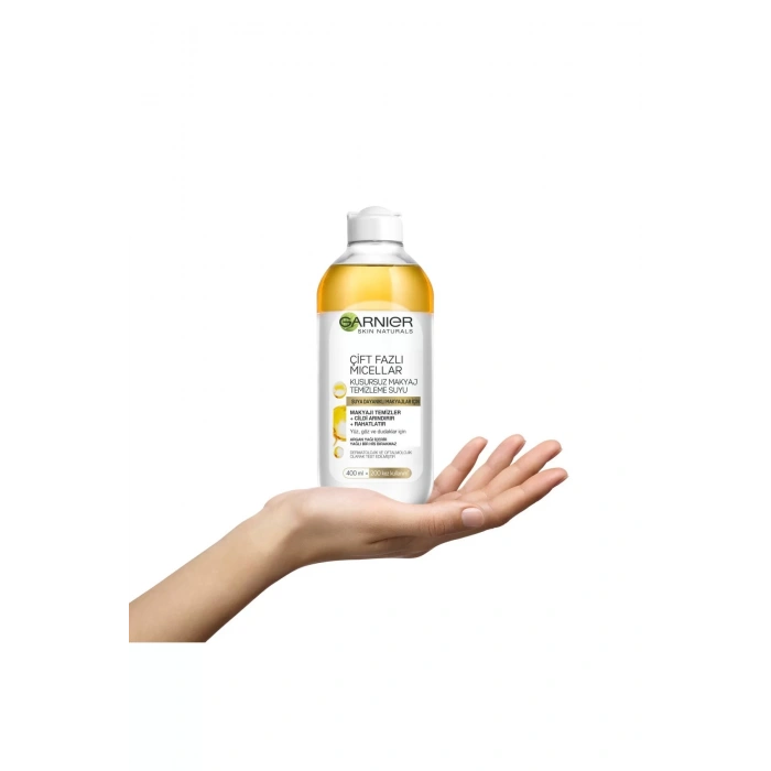 Garnier Çift Fazlı Micellar Kusursuz Makyaj Temizleme Suyu 400 ml