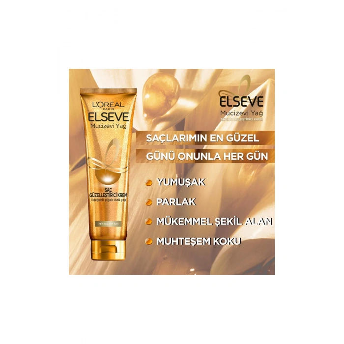 ELSEVE 2li Mucizevi Yağ Saç Güzelleştirici Krem 150 ml - Kuru ve Sert Saçlar