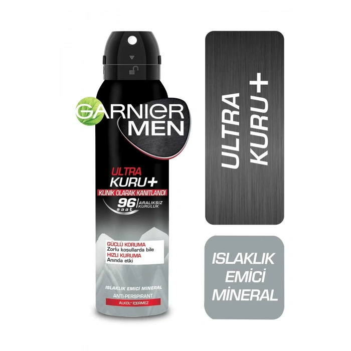 Garnier Men Ultra Kuru Aerosol Deodorant