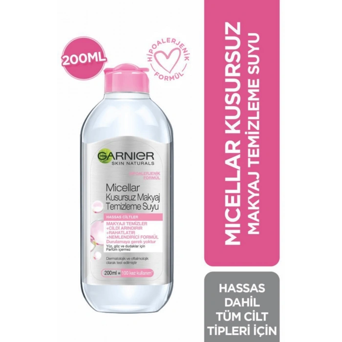 Garnier Micellar Kusursuz Makyaj Temizleme Suyu 200 ml