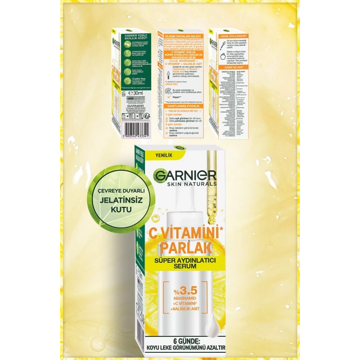 Garnier C Vitamini Parlak Süper Aydınlatıcı Serum 30 ml