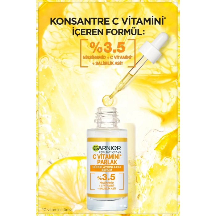 Garnier C Vitamini Parlak Süper Aydınlatıcı Serum 30 ml