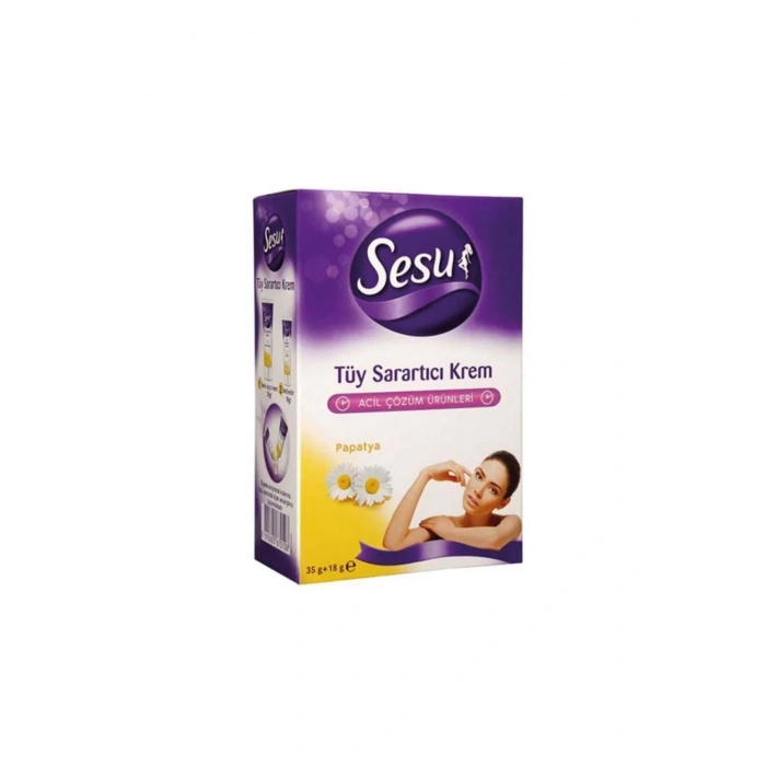 Sesu Tüy Sarartıcı Krem 35 gr + 18 gr