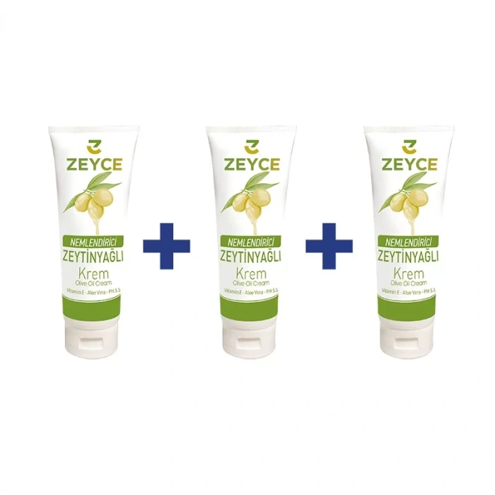 Zeyce Zeytinyağlı Nemlendici Krem 250 ml / 3 Adet