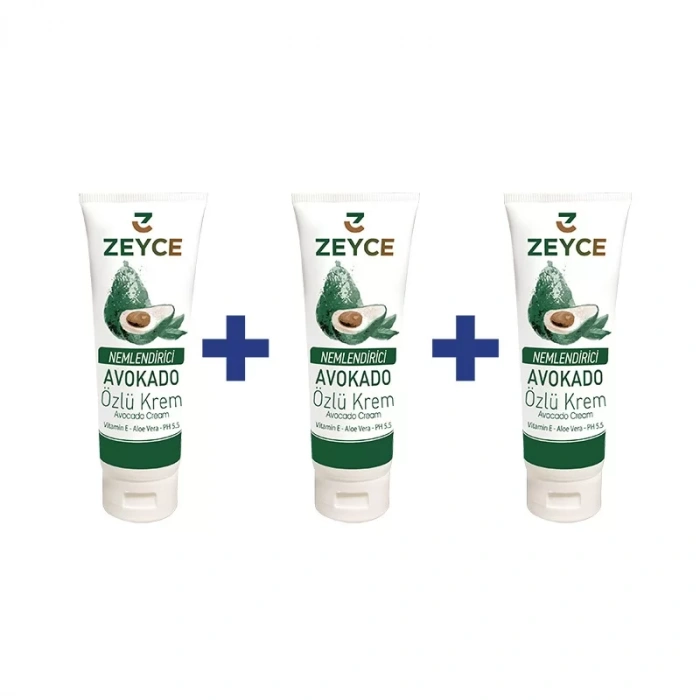 Zeyce Avokado Özlü Nemlendirici Krem 250 ml / 3 Adet