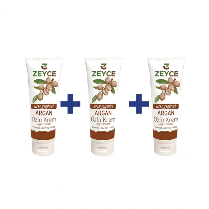 Zeyce Argan Özlü Nemlendirici Krem 250 ml / 3 Adet