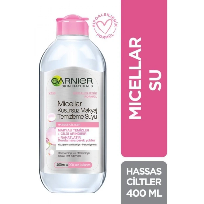 Maybelline New York Lash Sensational Intense Black Maskara + Garnier Micellar Kusursuz Makyaj Temizleme Suyu 400 ml