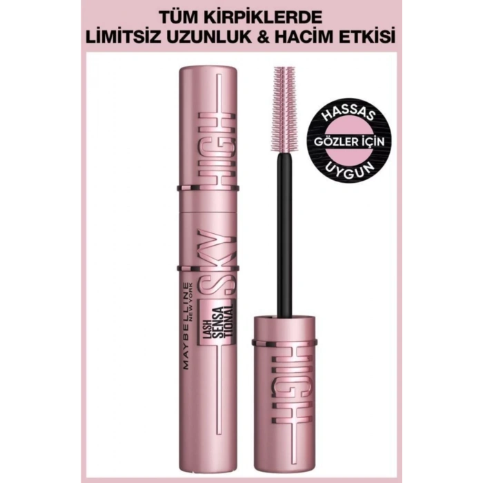 Maybelline New York Lash Sensational Sky High Maskara & Lifter Gloss Nemlendirici Dudak Parlatıcısı- 009 Topaz