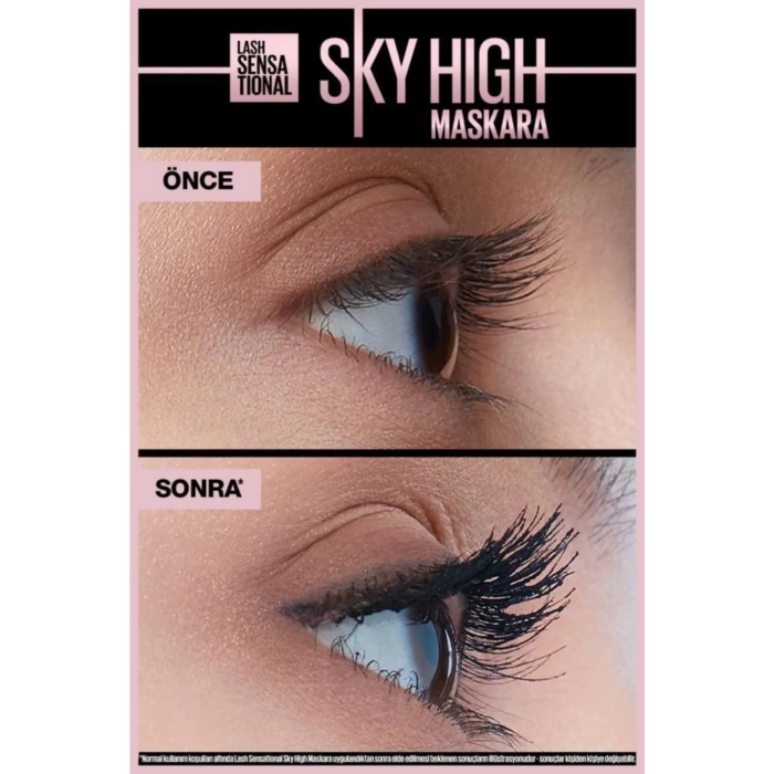 Maybelline New York Lash Sensational Sky High Maskara & Lifter Gloss Nemlendirici Dudak Parlatıcısı- 009 Topaz