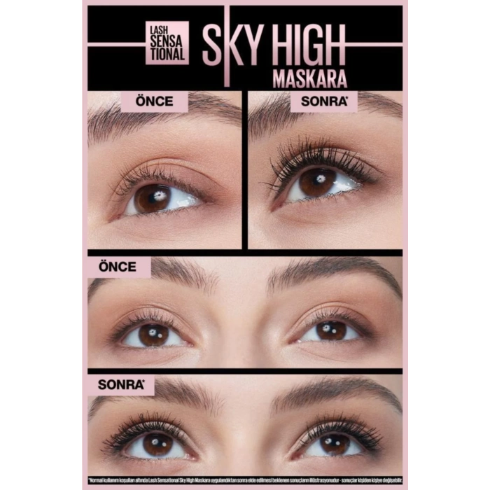 Maybelline New York Lash Sensational Sky High Maskara & Lifter Gloss Nemlendirici Dudak Parlatıcısı- 009 Topaz