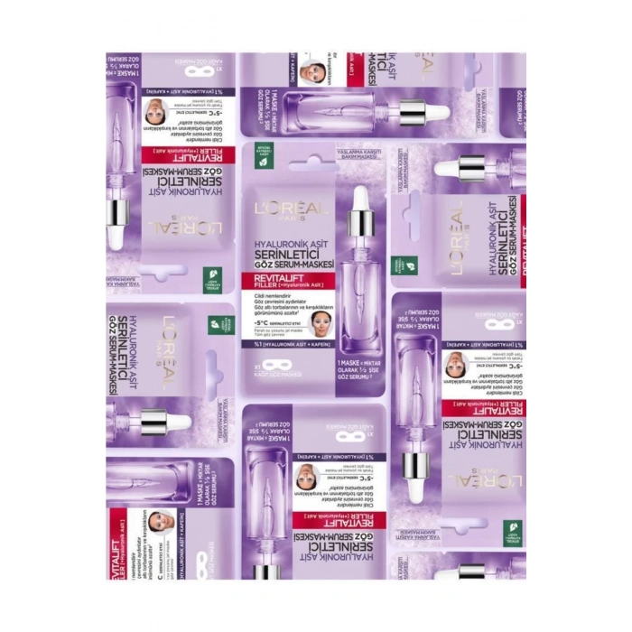 Loreal Paris Revitalift Filler Serinletici Göz Serum Maskesi 4lü Set Loreal