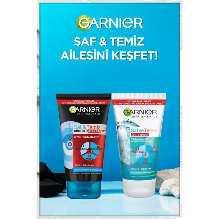 Garnier Saf & Temiz Yağlanma Ve Pürüzlere Karşı 3ü 1 Arada 150 ml