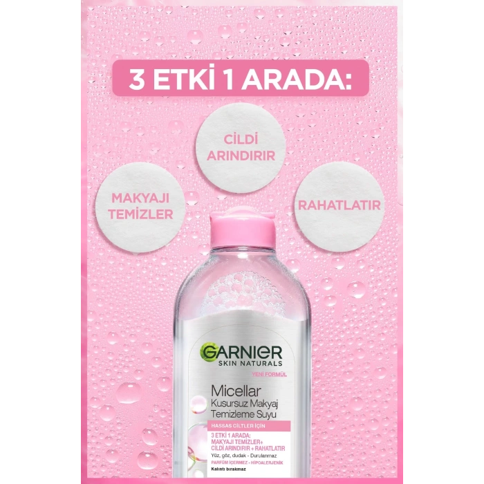 Garnier 2li Micellar Kusursuz Makyaj Temizleme Suyu 400 ml