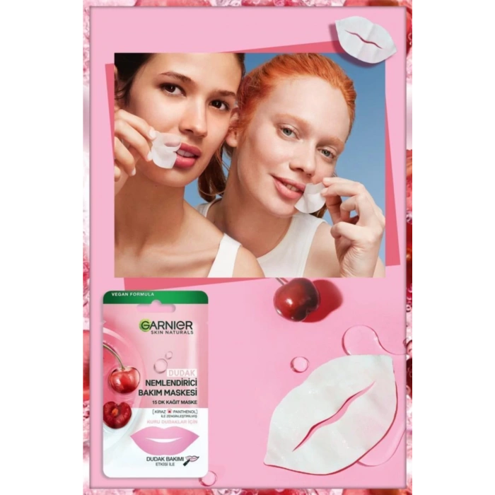 Garnier Dudak Nemlendirici Bakım Maskesi 3lü Set