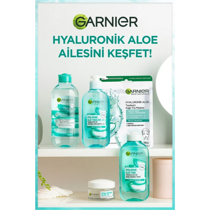 Garnier Hyaluronik Aloe Micellar Kusursuz Makyaj Temizleme Suyu 400 ml