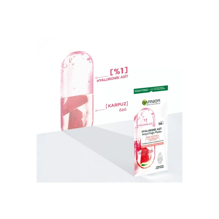 Garnier Hyaluronik Asit Sıkılaştırıcı Ampul Kağıt Maske