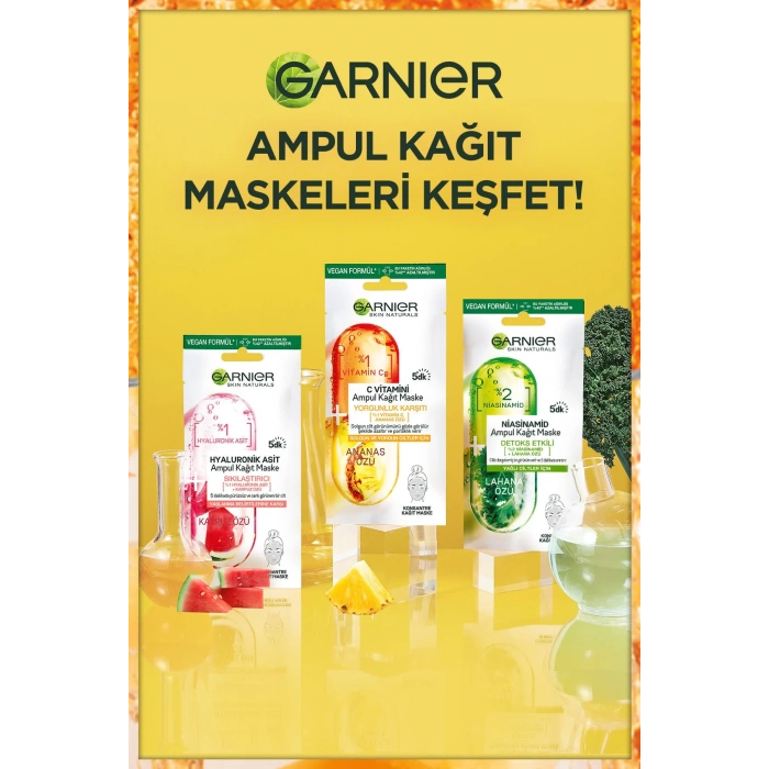 Garnier C Vitamini Ampul Kağıt Maske