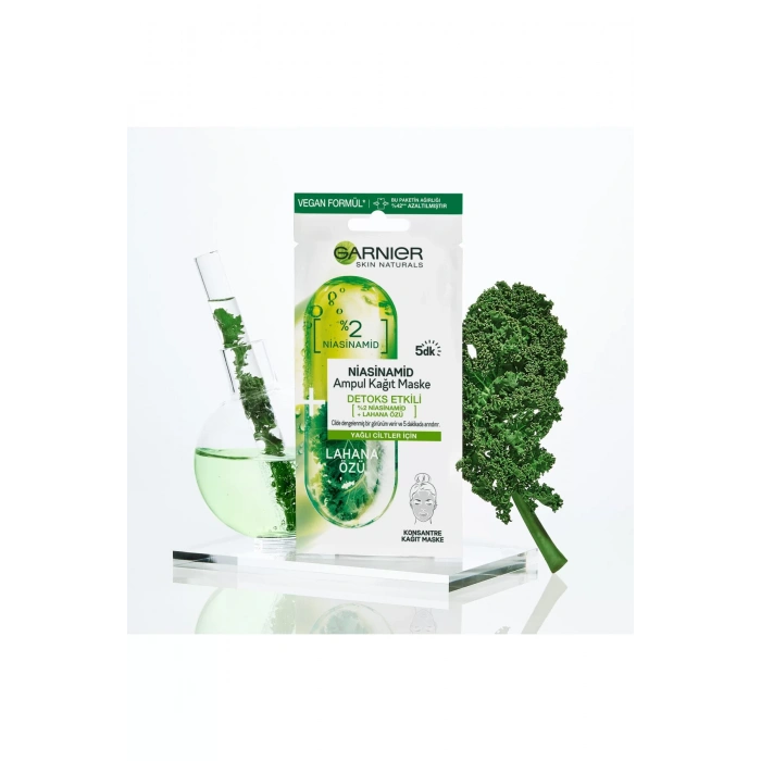 Garnier Niasinamid Detoks Etkili Ampul Kağıt Maske