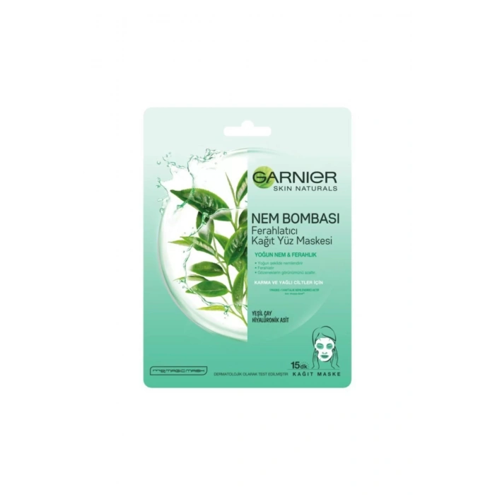 Garnier Nem Bombası Ferahlatıcı Kağıt Yüz Maskesi