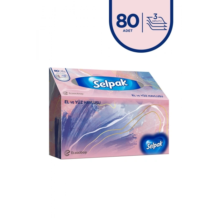Selpak El Ve Yüz Havlusu 80 Yaprak