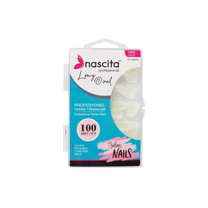 nascita 100lü Kutulu Long Oval Takma Tırnak - 165