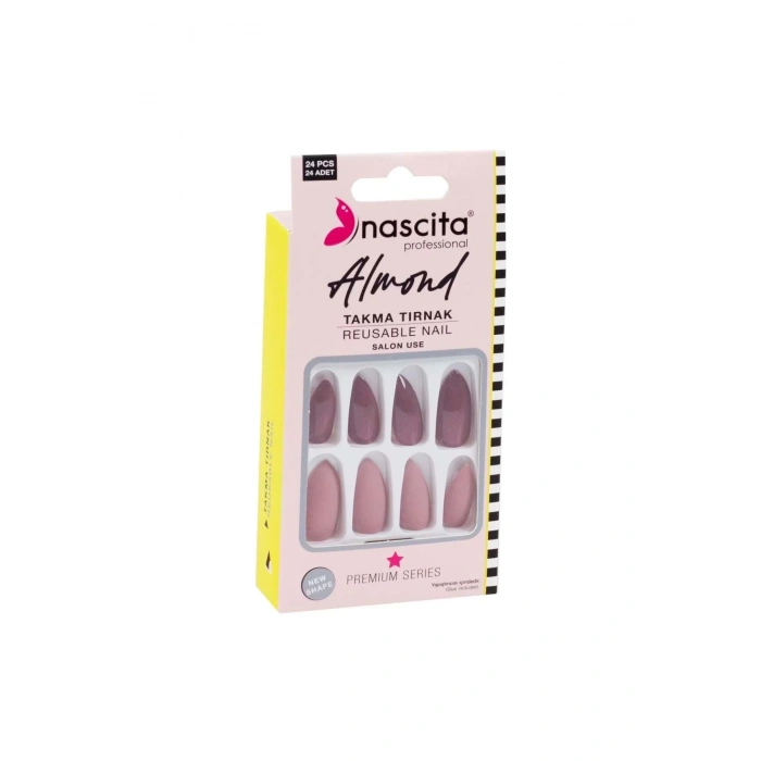 Nascita 24lü Almond Renkli Takma Tırnak - 151