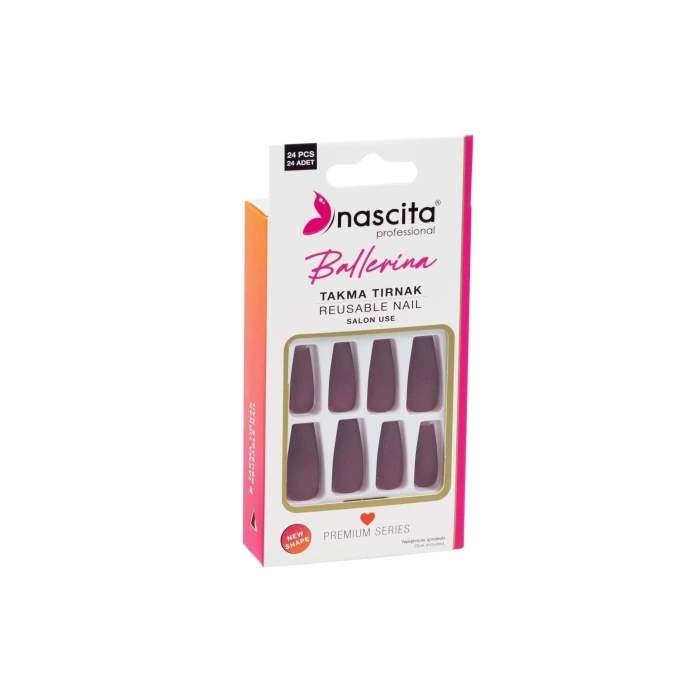 nascita 24lü Ballerina Renkli Takma Tırnak - 154