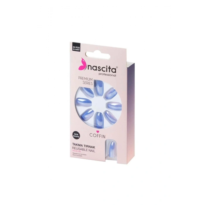 nascita 24lü Coffin Renkli Takma Tırnak - 183