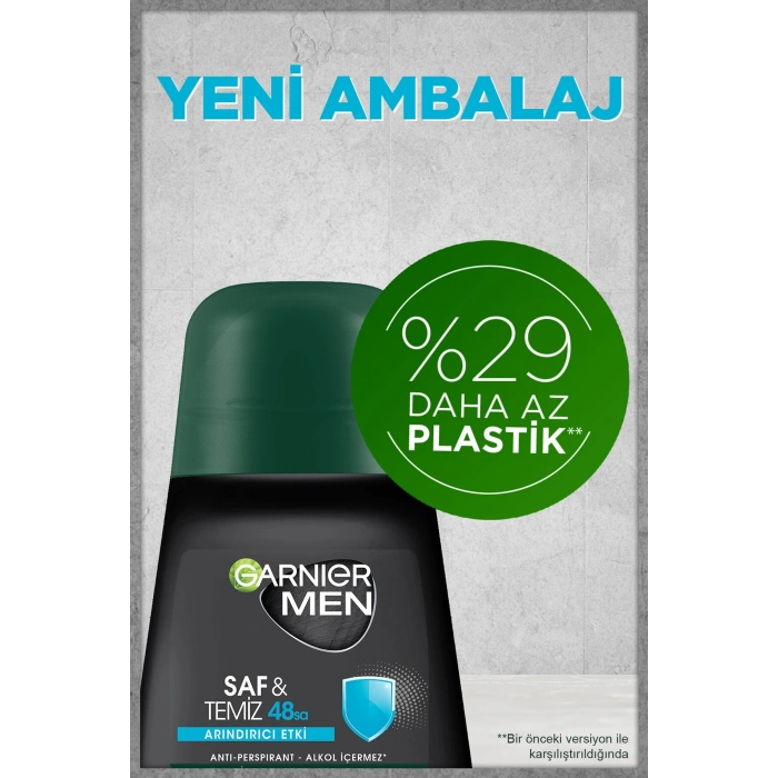Garnier 3lü Men Saf ve Temiz Roll-On Seti