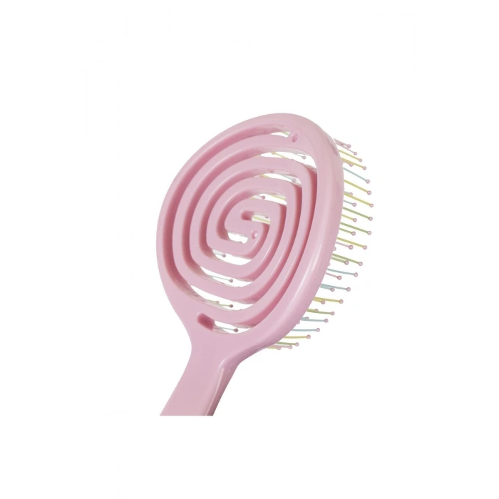 Nascita 3D Flexi Kontrol Açma-Tarama Saç Fırçası Pembe - 40