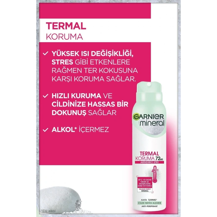 Garnier 5li Garnier Mineral Termal Koruma Sprey Deodorant Seti