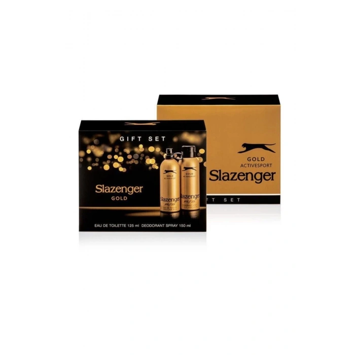 Slazenger Active Sport Gold Edt 125 ml & Deo Sprey 150 ml Erkek Parfüm Seti