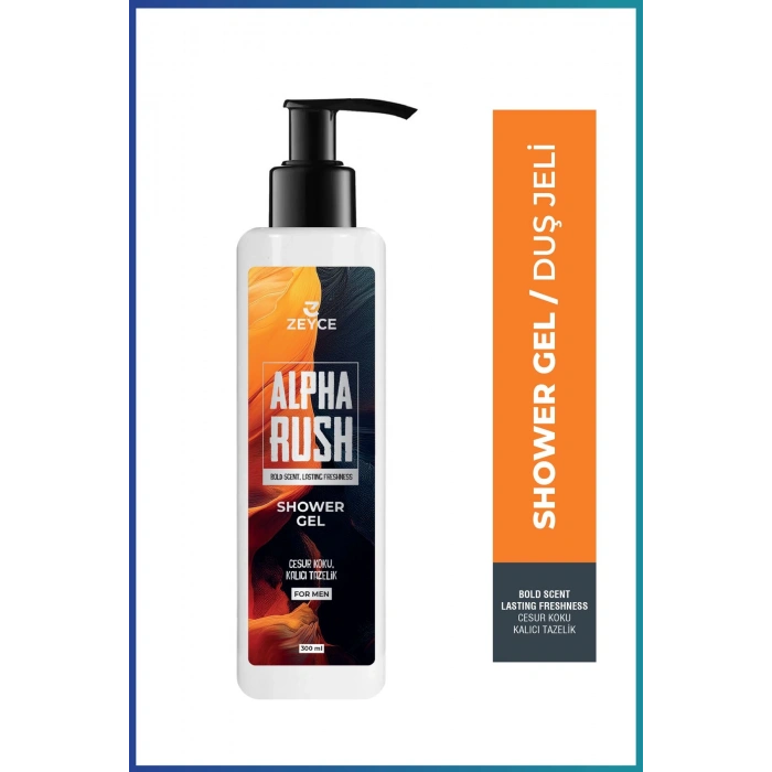Zeyce Alpha Rush Erkek Duş Jeli 300 ml