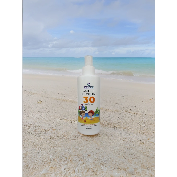 Zeyce Amber Sunshine for Kids 30 SPF Güneş Koruyucu Sprey