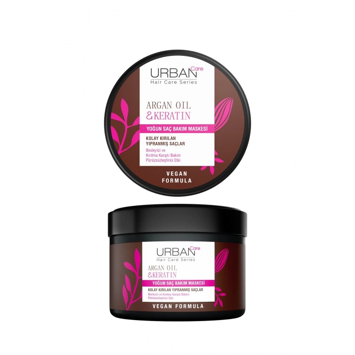 Urban Care Argan Oil & Keratin Kolay Kırılan Saçlara Özel Yoğun Saç Bakım Maskesi - Vegan - 230 ml