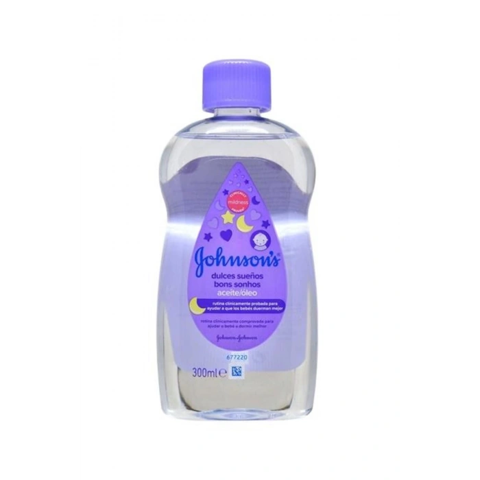Johnsons Bed Time Baby Oil Mor 300 ml