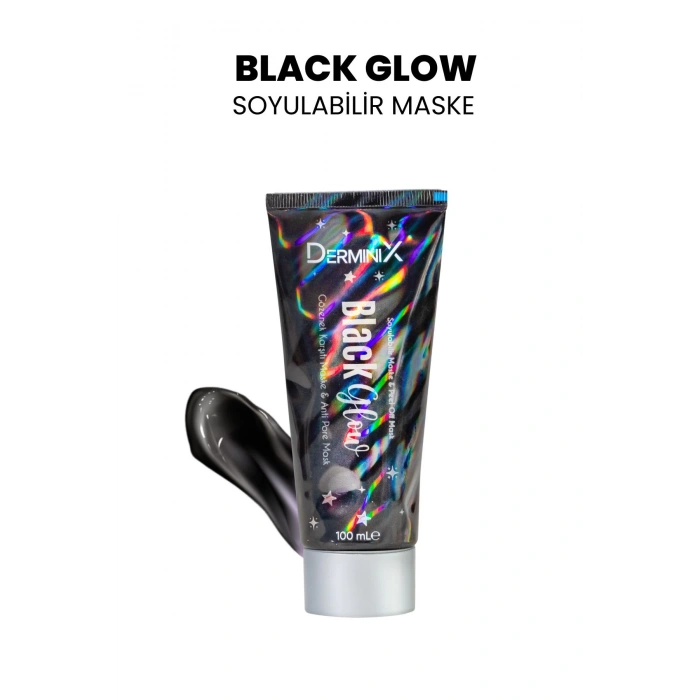 Derminix Black Glow Gözenek Karşıtı Soyulabilir Maske 100 ml