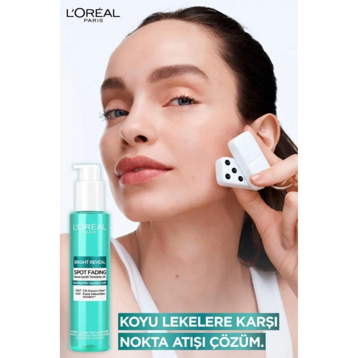 Loreal Paris Bright Reveal Cilt Kusuru İzi Karşıtı, Serum İçerikli Temizleme Jeli Niasinamid + Salisilik Asit 150 ml